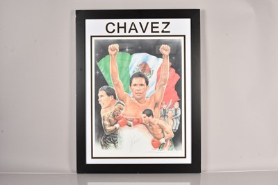 Lot 95 - Chavez autographed Print