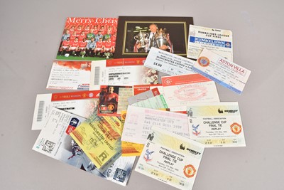 Lot 108 - George Best / Alex Ferguson Autographs / Tickets