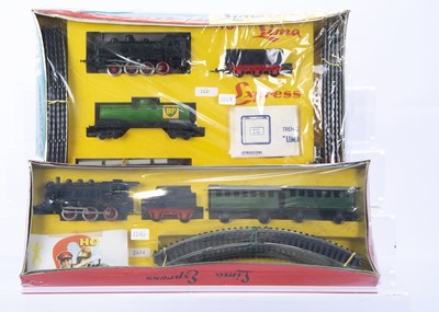 Lot 645 - Lima Express HO Gauge 1960s Steam Train Sets