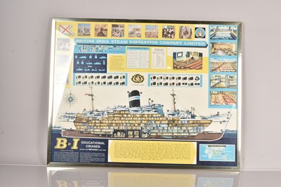 Lot 147 - British India Steam Navigation Company Education Cruise posters