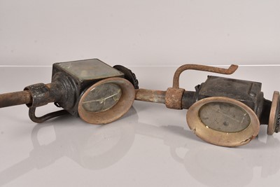 Lot 160 - A pair of Carriage lamps
