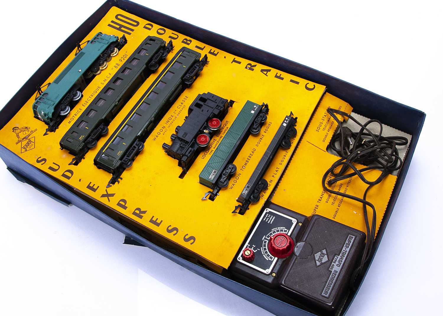 JOUEF HO COFFRET SUD-EXPRESS BON ÉTAT 40x30cm ANNÉES 60 FONCTIONNE