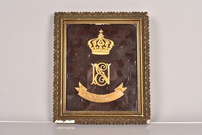 Lot 168 - A badge worn by the Crew of the Imperial Yacht 'Aigle'
