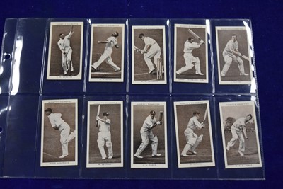 Lot 195 - Cricket Themed Cigarette Card Sets