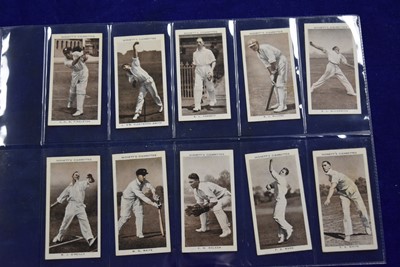 Lot 195 - Cricket Themed Cigarette Card Sets