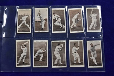 Lot 195 - Cricket Themed Cigarette Card Sets