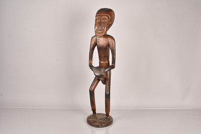 Lot 269 - A large African Drummer Figure