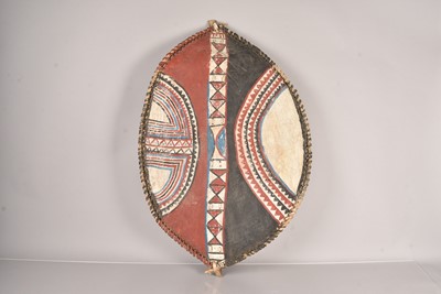 Lot 304 - An African Animal Hide Shield