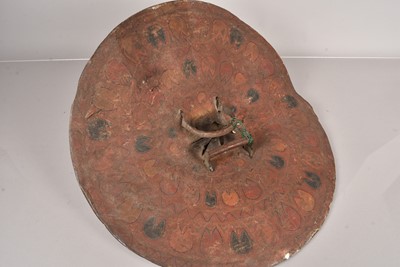 Lot 308 - An African Leather shield