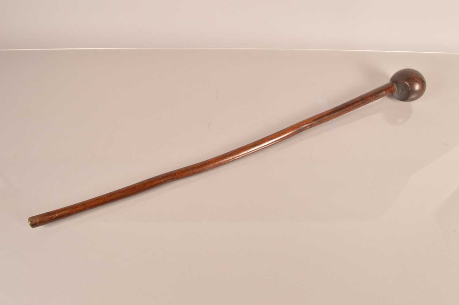 Lot 313 - An African Hardwood Knobkerrie