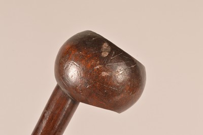 Lot 313 - An African Hardwood Knobkerrie