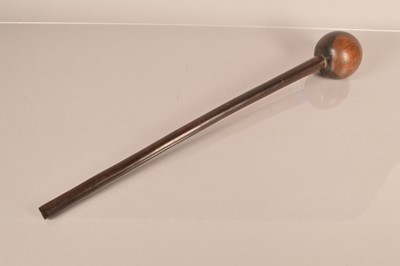 Lot 317 - An African Hardwood Knobkerrie