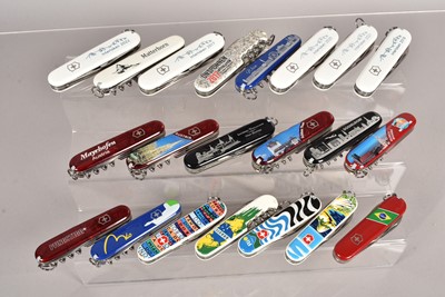 Lot 359 - Victorinox - a selection of various knives