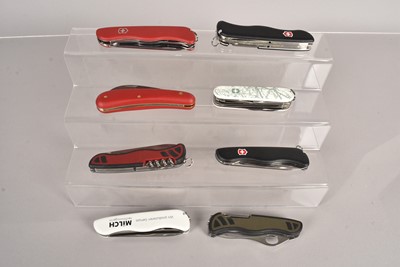 Lot 362 - Victorinox - a selection of various knives