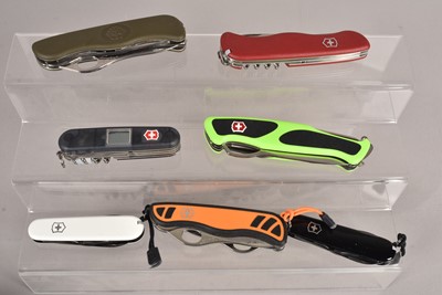 Lot 365 - Victorinox - a selection of various knives