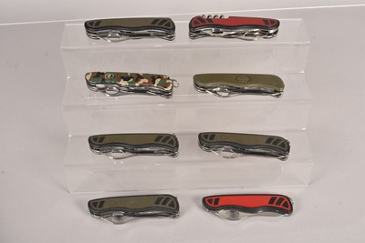 Lot 366 - Victorinox - a selection of various knives