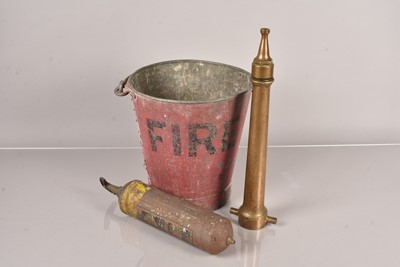 Lot 379 - A vintage Fire Bucket