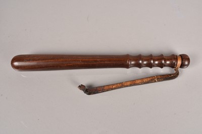 Lot 383 - A British Police Special Constable wooden truncheon