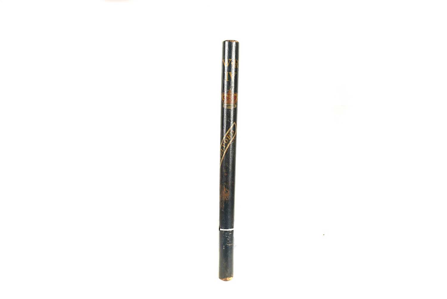 Lot 385 - A William IV painted wooden Police Stave/Truncheon for Melford Constabulary