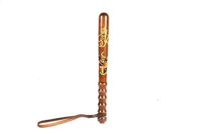 Lot 390 - A George VI wooden Police Truncheon