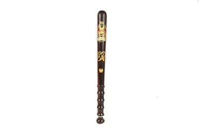 Lot 393 - A Georgian wooden Police Truncheon