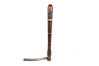 Lot 401 - A Victorian Scottish Painted Police Truncheon