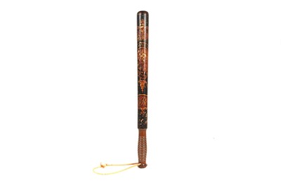 Lot 403 - A Victorian Wooden Police Constable's Truncheon by Parker of Holborn