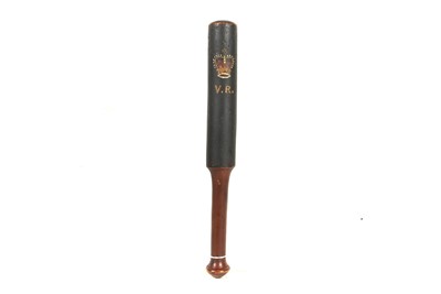 Lot 412 - A Victorian hand painted Baluster Truncheon