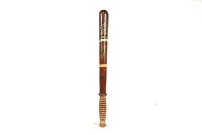 Lot 416 - A Victorian Police Constables Wooden truncheon