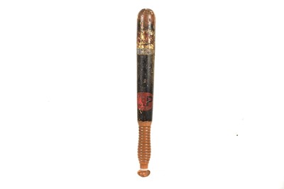 Lot 417 - A Victorian Railway Police Constables wooden truncheon