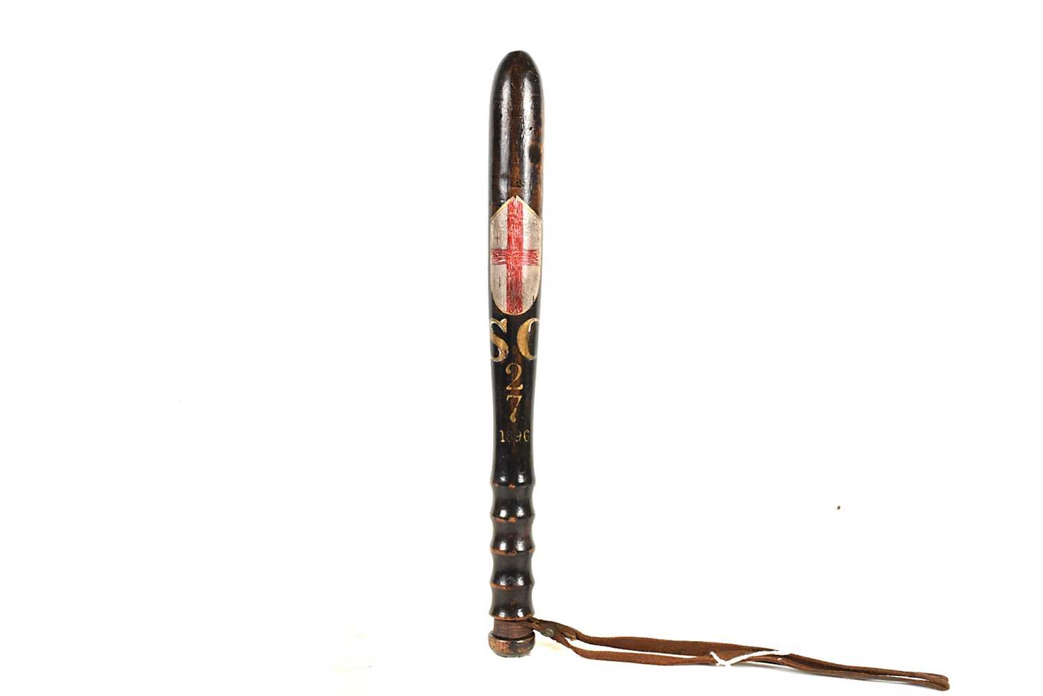 Lot 432 - A Victorian City of London Special Constabulary wooden Police Truncheon