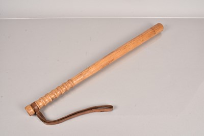 Lot 444 - A long Military Issue wooden truncheon