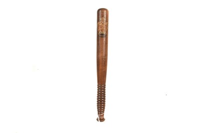 Lot 457 - A small turned wooden Truncheon