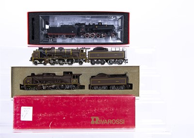Lot 685 - Rivarossi HO Gauge Italian and French Steam Locomotives with Tenders