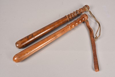 Lot 481 - A Military issue wooden truncheon