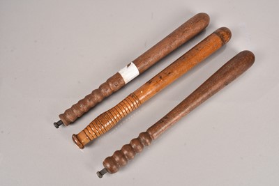 Lot 482 - A War Department wooden truncheon