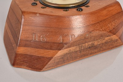 Lot 501 - A Cutdown Propeller Mantle Clock