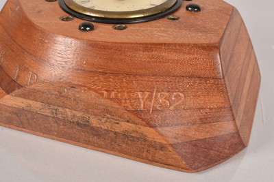 Lot 501 - A Cutdown Propeller Mantle Clock