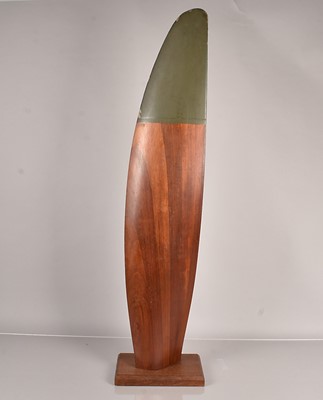 Lot 512 - A mounted Wooden Propeller blade