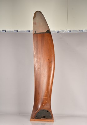 Lot 514 - A mounted Wooden Propeller blade