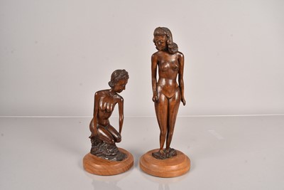 Lot 515 - Two possible Prisoner of War (POW) carved figures