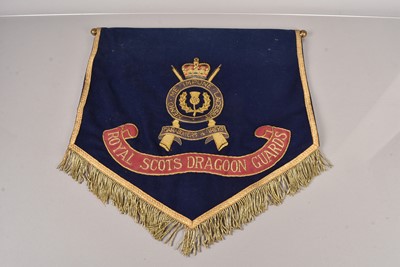 Lot 551 - A Royal Scots Dragoon Guards pennant