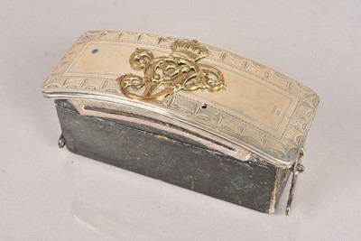 Lot 553 - A converted Victorian Officer's Silver Shoulder Belt Pouch
