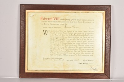 Lot 556 - An Edward VIII Commission