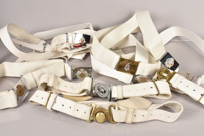 Lot 579 - An assortment of Parade Belts