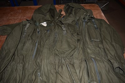 Lot 591 - Two khaki green Pilot's Overalls