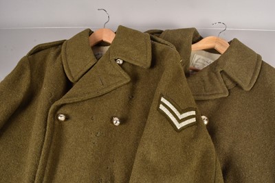 Lot 594 - Two Khaki green Great Coats