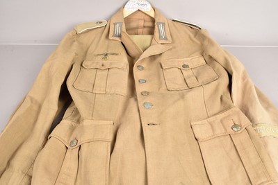 Lot 615 - A German Military Afrika Korps Uniform film costume