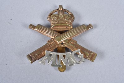 Lot 664 - A WWI Motor Machine Gun Corps Bi-Metal badge