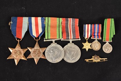 Lot 721 - A WWII medal group